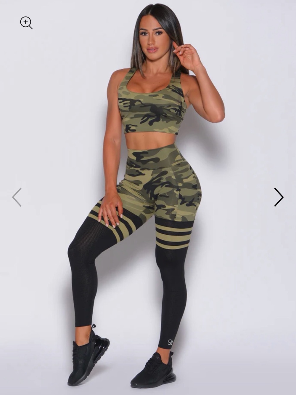 Bombshell Sportswear Camo Thigh Highs SMALL